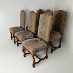 Beech Os De Mouton Tapestry Chairs (Set Of 6) thumbnail 7