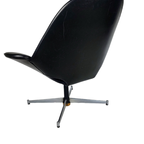 Space Age Skai Black Lounge Chair 1970S thumbnail 2