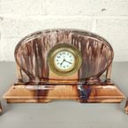 Porseleinen Art Deco Klokstel thumbnail 3