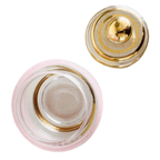 Artdeco Poederdoos Roze Gesuikerd Glas Sieradendoosje 1950’s thumbnail 6