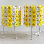 Set Van 2 Kare Design Tafellampen Met Bloemen thumbnail 2
