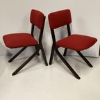 Vintage Stoelen, Set Van 4! thumbnail 8