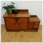 Vintage Art Deco Dressoir, Kaptafel, Tv-Meubel, Ladekast thumbnail 3