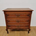 Vintage Queen Ann Ladekastje, Commode, Ladekast Badkamermeubel thumbnail 8