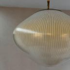 Opaline Hanglamp Met Messing Armatuur thumbnail 8