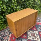 Vintage Fineer Kastje Kast Sideboard Tv Audio Meubel thumbnail 4