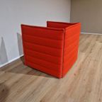 Vitra Alcove Plume - Fauteuil - Rood - Stof - Design thumbnail 10