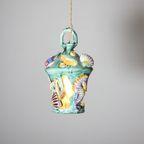 Ceramic Lantern With Sealife Decor, Vietri Sul Mare, Italy. thumbnail 7