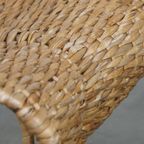 Vintage Mid-century Italiaans Design Banana Leaf S-chair Fauteuil Van Marzio Cecchi Voor Studio M thumbnail 11