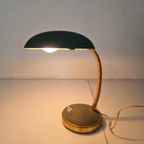 Italiaanse Goosneck Vintage Bureau Lamp Jaren 50 thumbnail 8