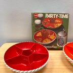 Snackset Partybowl West Germany Kunststof In Originele Doos. thumbnail 5