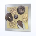 Brutalist Metal Wall Panel, 1970S thumbnail 13