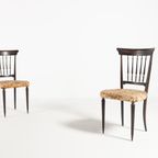 Mid-Century Italian Dining Set / Eetkamerset Of 6 Chiavari Back Chairs And Table, 1950’S thumbnail 10