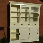 Witte Vitrine Servies Kast thumbnail 6