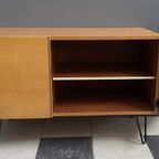 Blond Wood Low Cabinet 1970S thumbnail 11