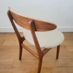 Vintage Deense Eetkamerstoel In Teak 1960 thumbnail 8