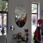 Large Rimadesio Mirror By Emilio Tadini La Città -- 1983 thumbnail 3