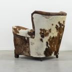 Art Deco Armchair In Cow Skin thumbnail 16