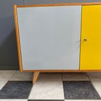 Yellow And Grey Jiri Jiroutek Sideboard Model U450 Dub 1960 For Interier Praha thumbnail 8