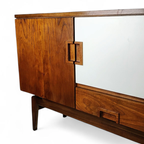 Mid Century Teak/wit Dressoir 1960s thumbnail 5