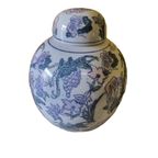 Vintage Chinese Gemberpot Pastelkleuren Jaren 50 thumbnail 4