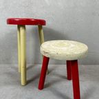 Vintage Set Plantentafeltjes/krukjes thumbnail 3