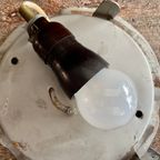 Art Deco Lamp Van Opaline Glas thumbnail 9