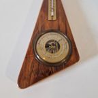 Jaren 50 Atomic Barometer Temperatuurmeter Fifties thumbnail 8