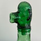 Vintage Empoli Glazen Hond Karaf Met Stop, Italië, Jaren thumbnail 12