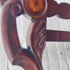 Antiek Engels Eiken Stoel Met Armleuningen, Maten Volgen Nog thumbnail 4