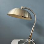 Vintage Hala Busquet / Hala 144 Tafellamp Van Herman Busquet - Zilveren Bauhaus-Bureaulamp thumbnail 7