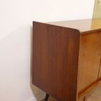 Vintage Teak Fineer Dressoir Lowboard Kast Kastje thumbnail 16