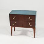 Mahogany-Teak Chest Of Drawers From The 1950S thumbnail 5