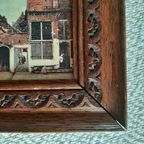 Vintage Lijst Vermeer Straatje Afbeelding thumbnail 4