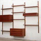 Royal System Wall Unit Designed By Poul Cadovius For Cado, Denmark 1950’s thumbnail 19