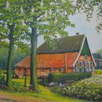 Landelijk Schilderij Van G.J. Bruil 1984 thumbnail 3