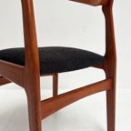 Set Van 6 Opnieuw Gestoffeerde Stoelen Van Burchardt Nielsen thumbnail 7