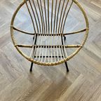 Rohé Noordwolde Rotan Bamboe Fauteuil 1960 thumbnail 12