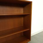 Noten Fineer Boekenkast Lp Kast Met Legplanken Nr. 1 thumbnail 5