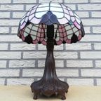 Tiffany Lamp Met Roze thumbnail 5