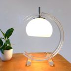 Vintage Plexiglas Tafellamp Dressoir Lamp Space Age Jaren70 thumbnail 3
