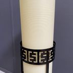 Tripod Floor Lamp 1960S White Shade And Black Metal Frame thumbnail 9