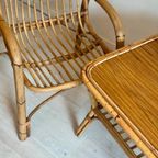 Vintage Rotan Stoel En Tafeltje Jaren 70 thumbnail 5