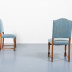 Provenance Oak Dining Set / Eetkamer Set / Eetkamerstoel / Eettafel From 1950’s thumbnail 13