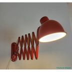 Vintage Scissor Lamp Red thumbnail 2