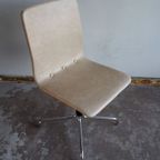 Vintage Brabantia Stoel / Stool / Chair Voor Eetkamer Of Keuken In Beige Kunstleder (skai) thumbnail 14