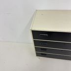 Set Of 2 Chest Of Drawers Black And White , 1970S thumbnail 12