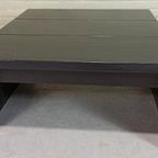 Vintage Leolux Houten Salontafel, Design Harry De Groot thumbnail 2