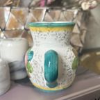 Kruik Vaas Flowers Handmade Vintage thumbnail 5