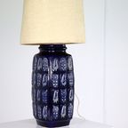 West Germany Vloerlamp Keramiek 942-45 Blauw Vintage thumbnail 4